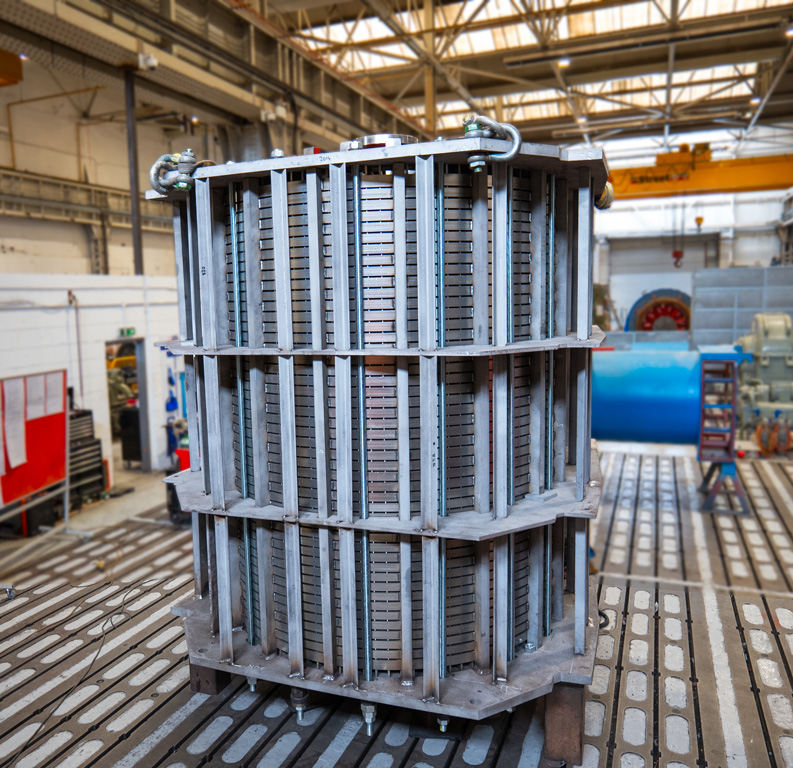Industrial generator manufacturing and repair at TDC Parsons Peebles UK workshop